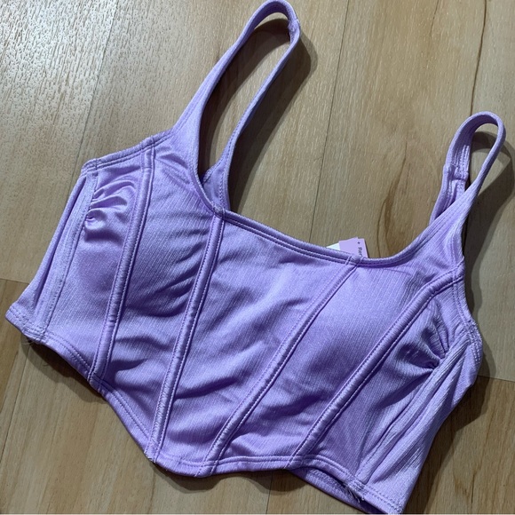 Wild Fable Purple top with removable bra size XS (0-2) - Picture 2 of 7